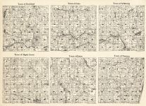 Manitowoc County - Rockland, Cato, Schleswig, Maple Grove, Eaton, Newton, Wisconsin State Atlas 1930c
